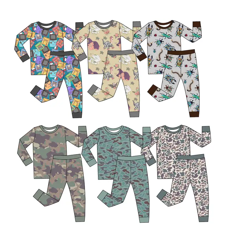 Bamboo Kids Pajamas Set China Direct Supplier