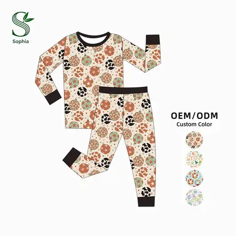 Supplier Top Kids Bamboo Pajama Set Family Matching Pajamas Custom Toddler Pajama Bamboo Fiber Unisex Baby Clothing Set Factory High Quality Customizable Bamboo Viscose Kids Pajama Set Family Matching Rompers Outfits Factory Leading Manufacturer