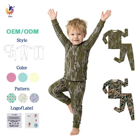 Wholesale Supplier Kids Bamboo Pajamas Sandlot Source China Direct