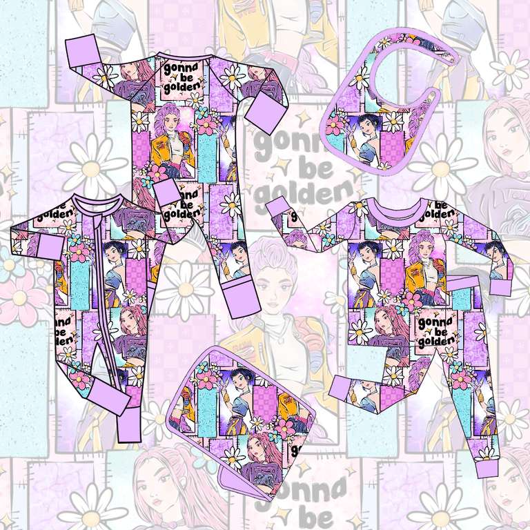 solid Pattern Baby Romper 2