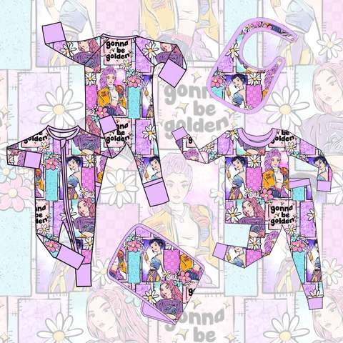 solid Pattern Baby Romper 2