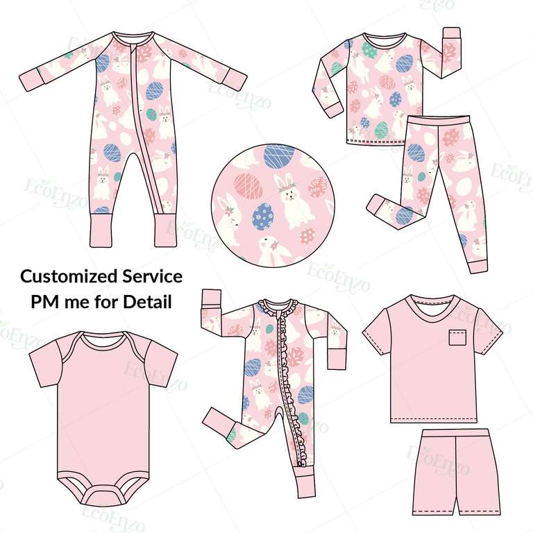 Gots Organic Pajamas Two Pieces Sl Wholesale For Girls Oekotex 100 Oem
