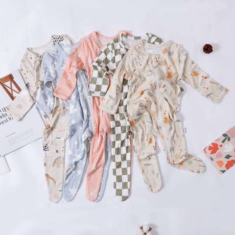 Gots Organic Bamboo Pajamas Red Santa Odm Manufacturer