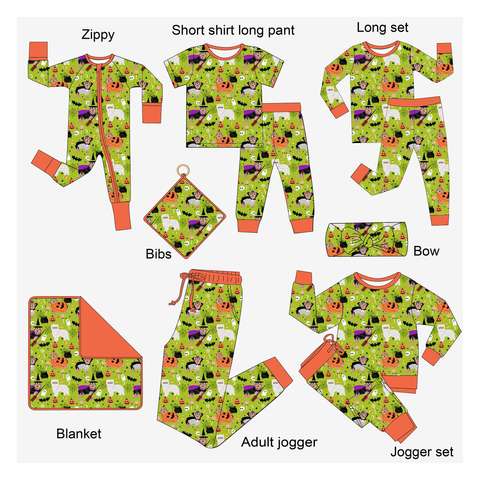 OEM Wholesale Summer Custom Print Short Sleeve Sleepwear Toddler Boutique Clothing 100% Cotton Bamboo Pajamas Baby Clothing Sets Supplier