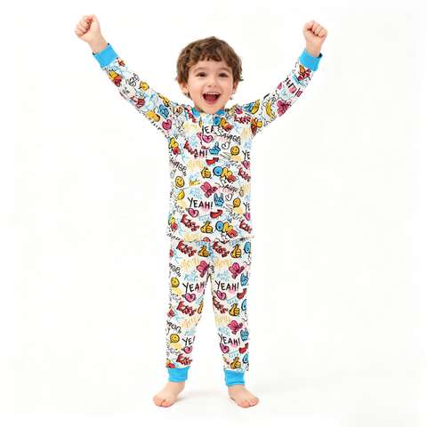Custom Bamboo Pajamas Blue Supplier