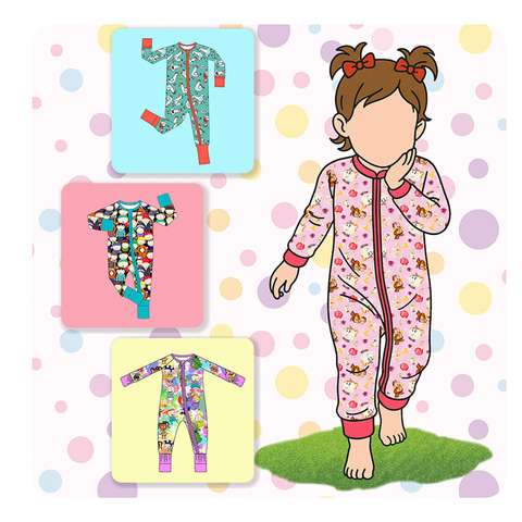 Tailor-made Rts Bamboo Pajamasbaby Romperbaby Rompers Supplier